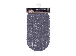 שטיח אמבטיה אליפסי דגם חלוקי נחל